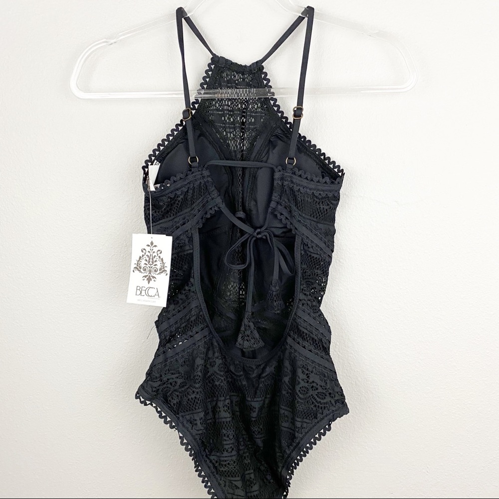 Becca • Crochet High Neck Swimsuit - Picture 5 of 12